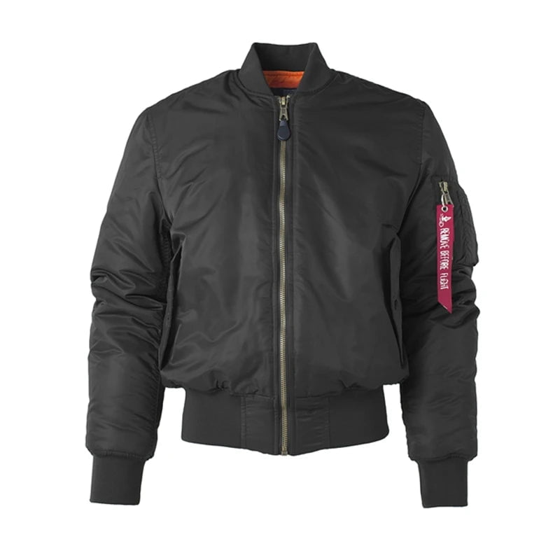 Storazone Military tactical Male Army MA-1 Flight Bomber Jacket Baseball Varsity College Pilot Air Force Waterproof Winter Coat For Men