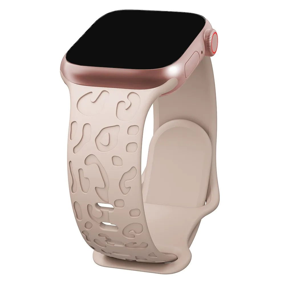 Storazone Milk Tea / 38mm 40mm 41mm / CHINA Strap For Apple Watch Band 45mm 44mm 42mm 41mm 40mm 49mm 40 mm Engraved correa bracelet iwatch series ultra 2 9 7 se 3 6 8 5 4