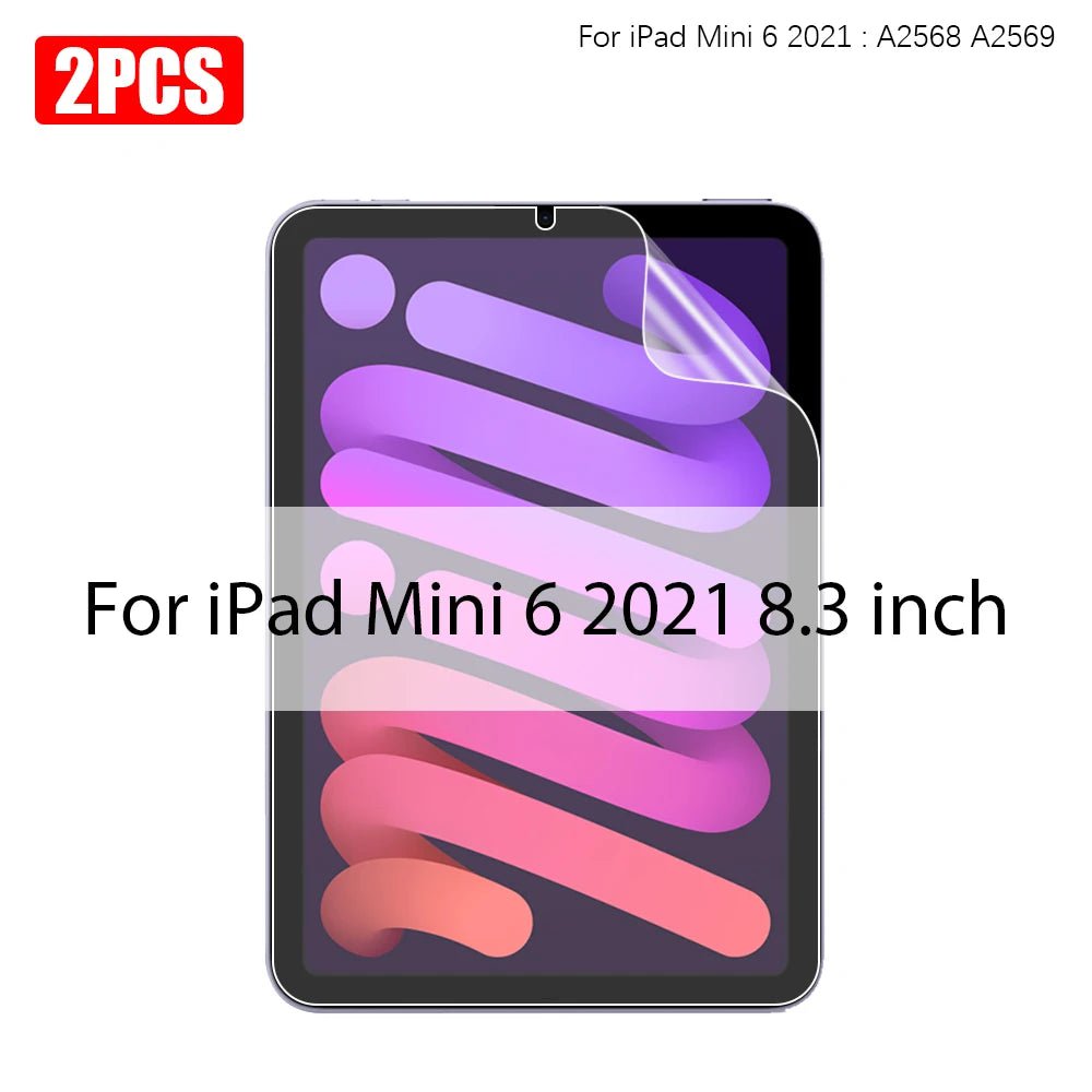 Storazone Mini 6 2021 2PCS Paper Film Like For Ipad 10th Pro 11 12.9 2022 2021 Screen Protector For Ipad Air 5 4 3 2 1 Mini 6 7th 8th 9th Generation