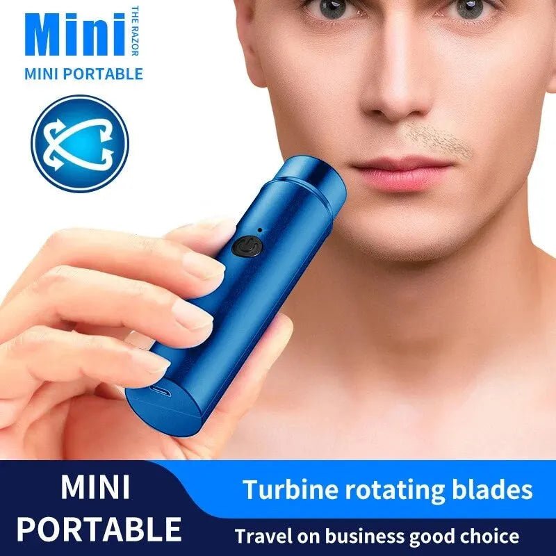 Storazone Mini USB Electric Shaver Long Lasting Portable Washable Car Rechargeable Shaver