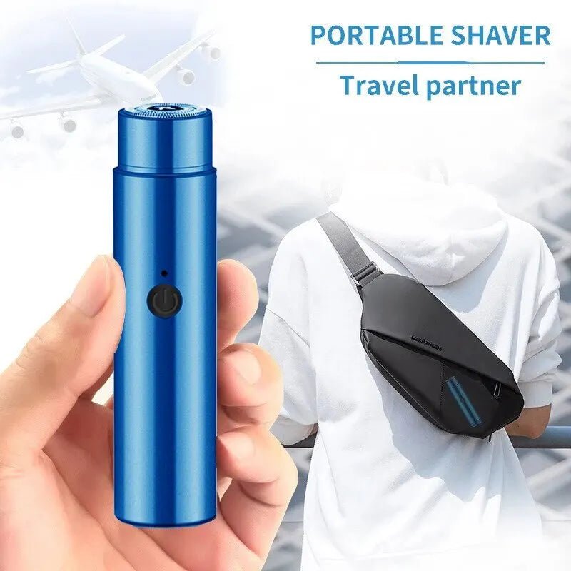 Storazone Mini USB Electric Shaver Long Lasting Portable Washable Car Rechargeable Shaver