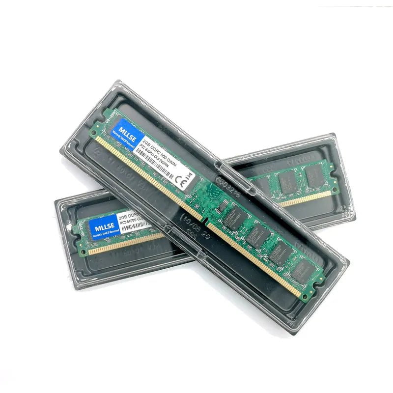 Storazone MLLSE DIMM DDR2 800Mhz/667Mhz 4GB(2GB*2Pieces) PC2-6400/PC2-5300 memory for Desktop RAM,good quality and High Compatible!