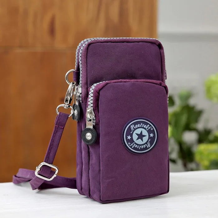 Storazone Mobile phone bag women's mobile phone bag packaging zipper printing small bag summer shoulder bag bag women's messenger bag