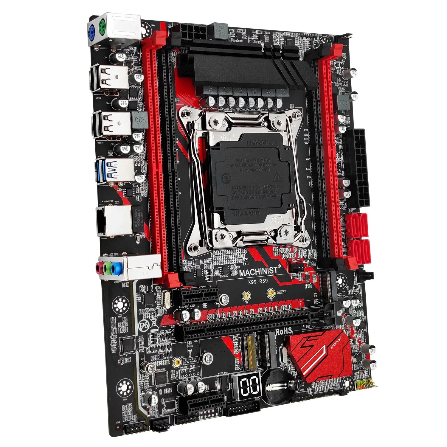 Storazone Motherboards MACHINIST RS9 X99 Motherboard Support Xeon E5 V3 V4 LGA 2011-3 CPU Processor DDR4 RAM Four Channel and SATA PCI-E M.2 Slot