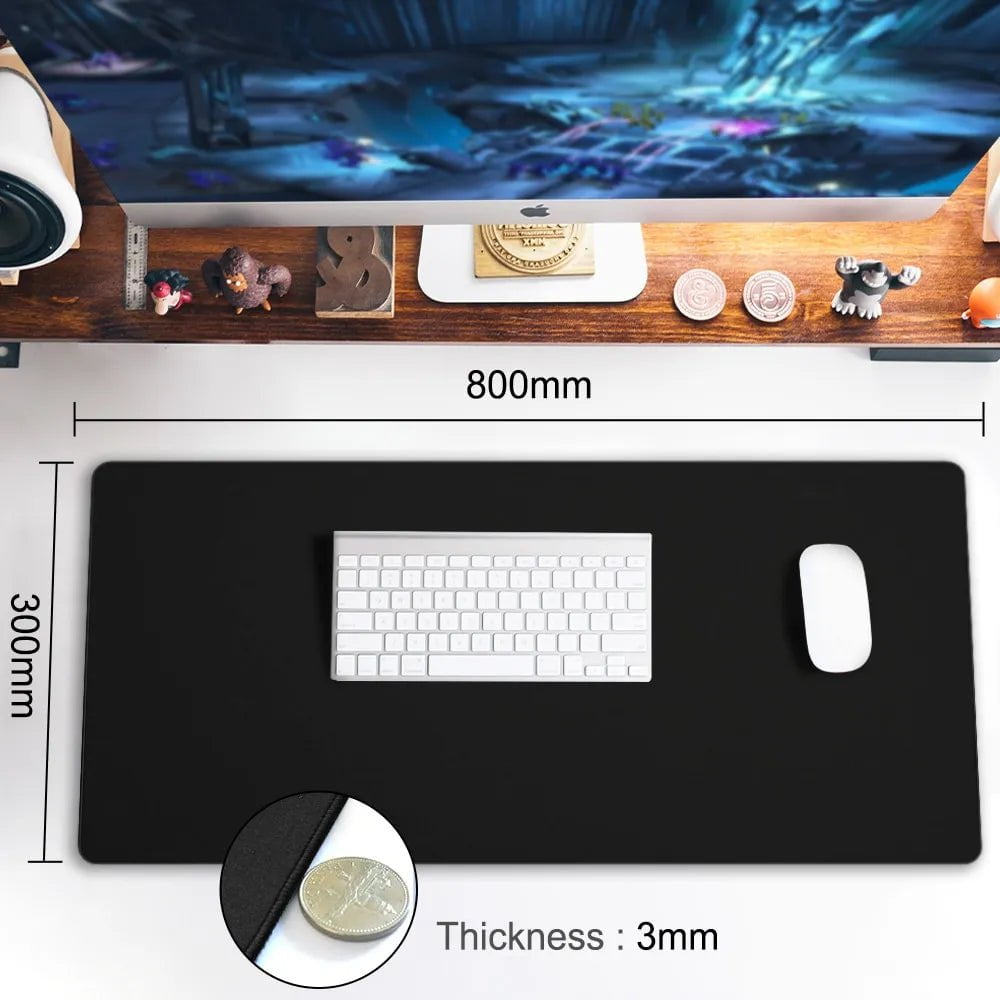 Storazone Mouse Pad Large 800x300x3mm With Durable Stitched Edges Non Slip Rubber Base Keyboard Mat for Home Office Gaming Work