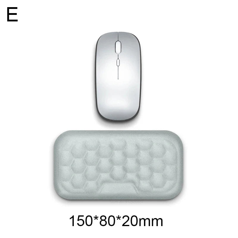Storazone Mouse Wrist Rest Ergonomic Keyboard Mouse Wrist Rest Office Typing Protection Relax Wrist Memory Foam Mouse Pad Computer Laptop Desk Mat