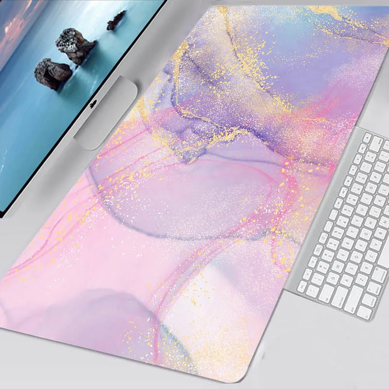 Storazone Mousepad Computer New XXL MousePads Keyboard Pad Mouse Mat Fashion Marble Gamer Soft Office Carpet Table Mat Desktop Mouse Pad