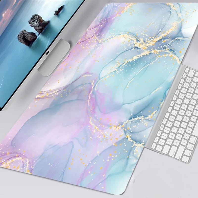 Storazone Mousepad Computer New XXL MousePads Keyboard Pad Mouse Mat Fashion Marble Gamer Soft Office Carpet Table Mat Desktop Mouse Pad