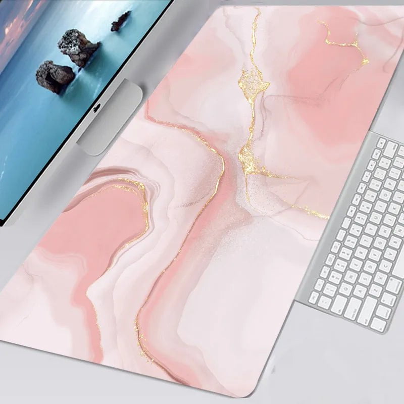 Storazone Mousepad Computer New XXL MousePads Keyboard Pad Mouse Mat Fashion Marble Gamer Soft Office Carpet Table Mat Desktop Mouse Pad