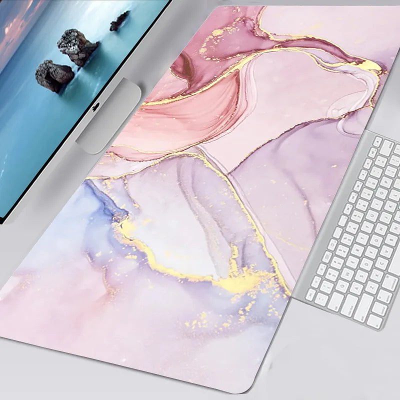 Storazone Mousepad Computer New XXL MousePads Keyboard Pad Mouse Mat Fashion Marble Gamer Soft Office Carpet Table Mat Desktop Mouse Pad