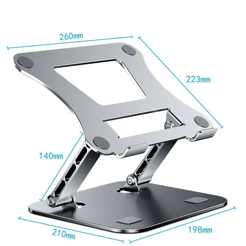 Storazone N16-notebook Phone Tablet Stand Adjustable Aluminum Alloy laptop Tablet up to 17 "Laptop Portable Folding stand Cooling stand support