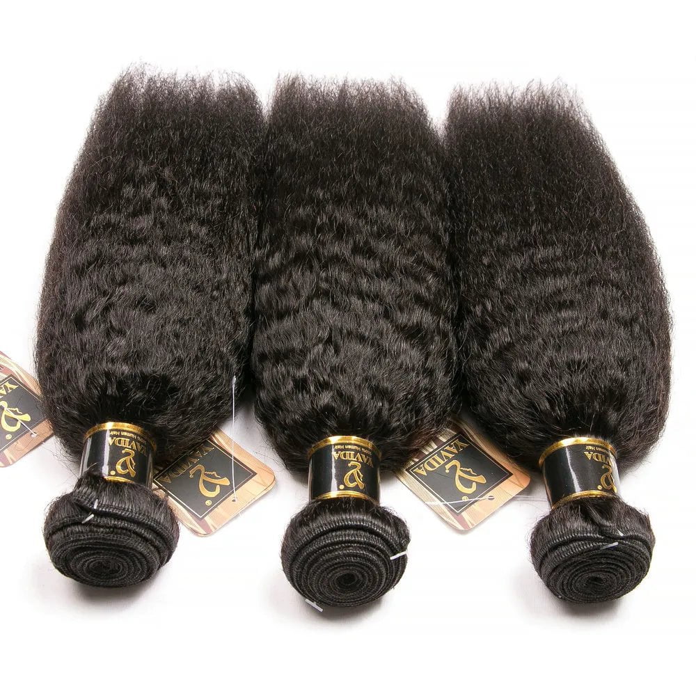 Storazone Natural Black / Remy Hair / >=25% | CHINA | 8 Inch( only 1 pc) Brazilian Bundles Kinky Straight Human Hair 8a Original Human Hair Yaki Straight  Bundles On Sale Natural Color Thick Bundles