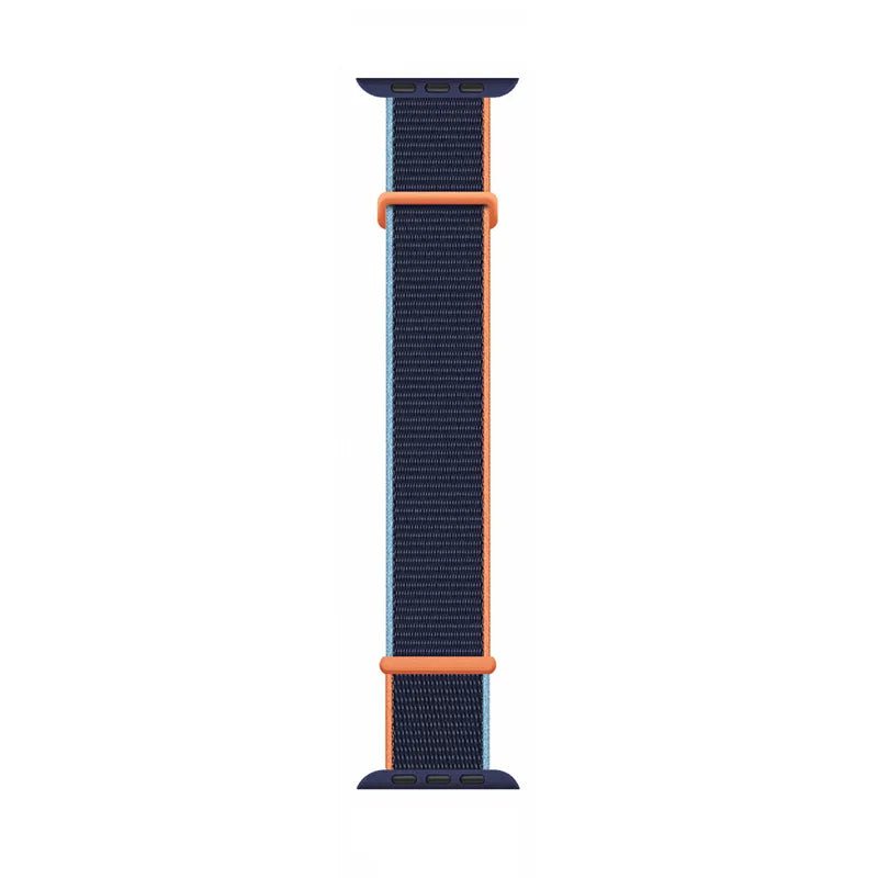 Storazone Navy blue / 38mm 40mm 41mm Nylon Band for Apple Watch Strap 49mm 45mm 41mm 44mm 40mm 42mm 38mm Adjustable Elastic Bracelet iWatch Ultra Series 3 4 5 SE 678
