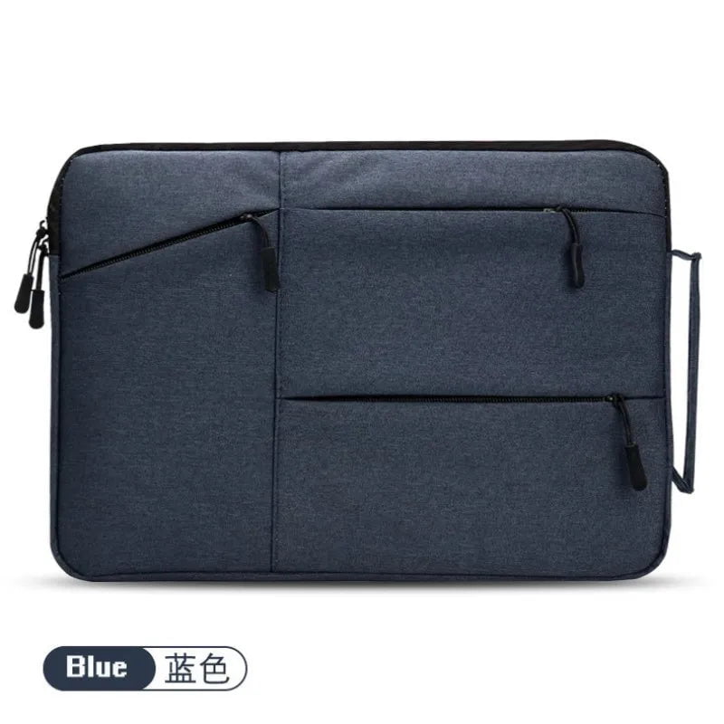 Storazone Navy Blue / For 12 Inch Laptop Bag PC Case 13 14 15 Cover Funda Sleeve Portable Case For Macbook Air Pro 12 13.3 14.1 15.6 Inch Redmi Mac book M1 Laptop