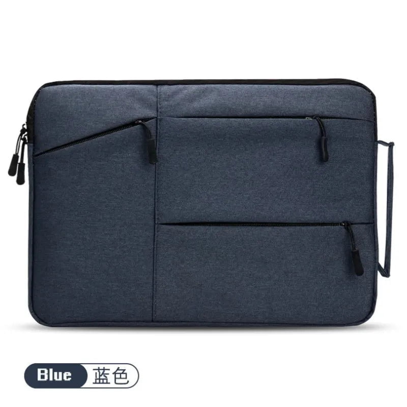 Storazone Navy Blue / For 12 Inch Laptop Bag PC Case 13 14 15 Cover Funda Sleeve Portable Case For Macbook Air Pro 12 13.3 14.1 15.6 Inch Redmi Mac book M1 Laptop