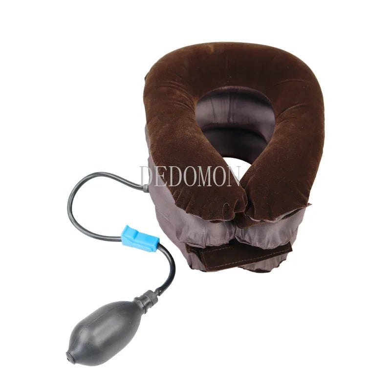 Storazone Neck Stretcher Inflatable Air Neck Traction Apparatus Device Soft Neck Cervical Collar Pillow