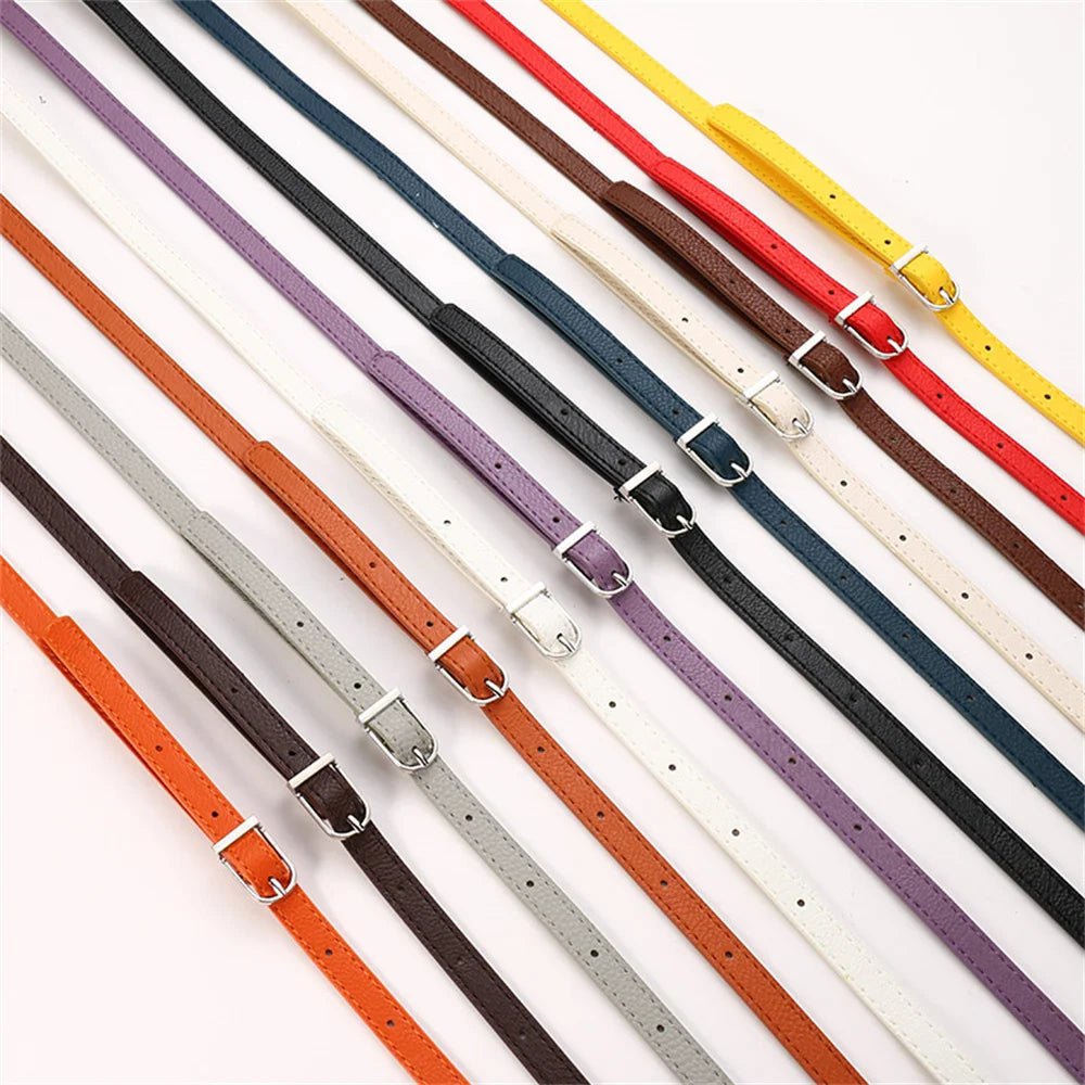 Storazone New 120cm Long PU Leather Shoulder Bag Strap Bag Handles DIY Replacement Purse Handle for Handbag Belts Strap Bag Accessories