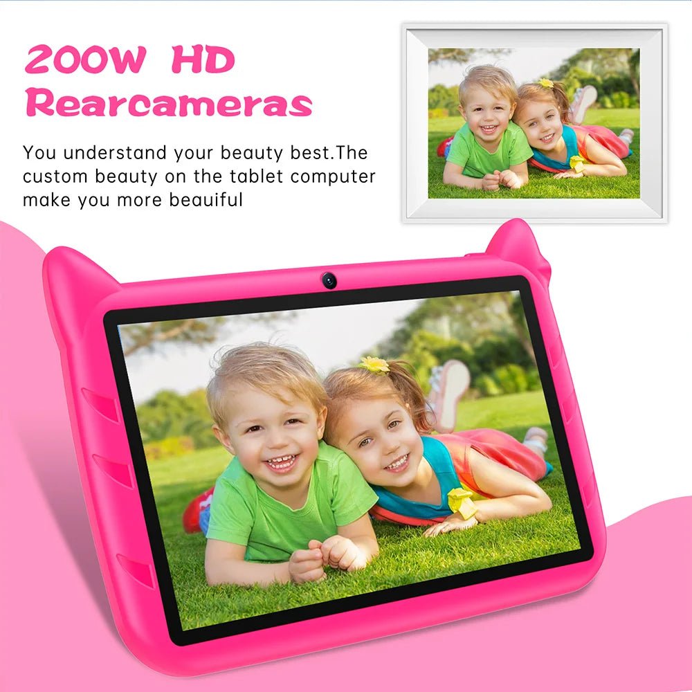 Storazone New 5G WiFi 7 Inch Tablet Pc Children's Gift Kids Learning Education Tablets Android 9.0 Quad Core 2GB RAM 32GB ROM Dual Cameras