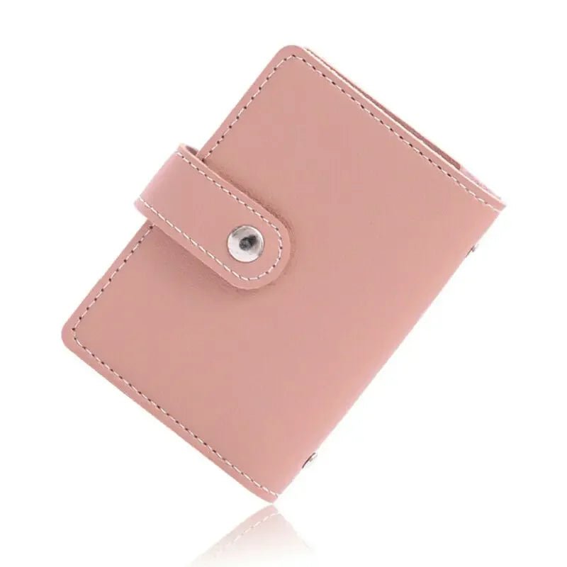 Storazone New Anti-theft ID Credit Card Holder Fashion Women's 26 Cards Slim PU Leather Pocket Case Purse Wallet bag  for Women Men Female