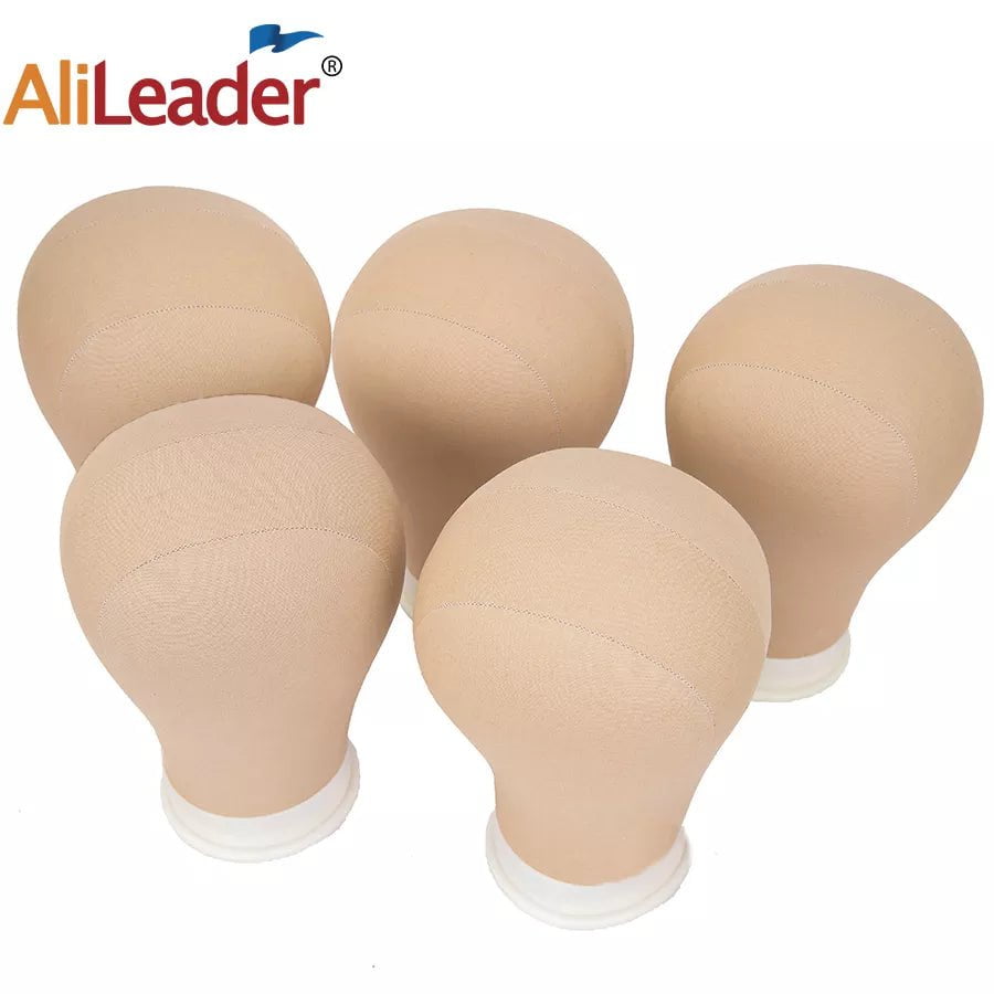 Storazone New Canvas Head For Wig 21" 22" 23" 24" Mannequin Head For Wig Making Good Quality Canvas Block Wig Making Head