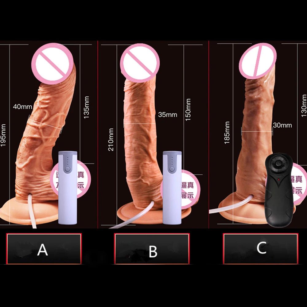 Storazone New Female Masturbator Vibrating Ejaculating Dildo For Men Realistic Dildos Anal Plug Dildo Vibrator For Couples Intimacy Goods