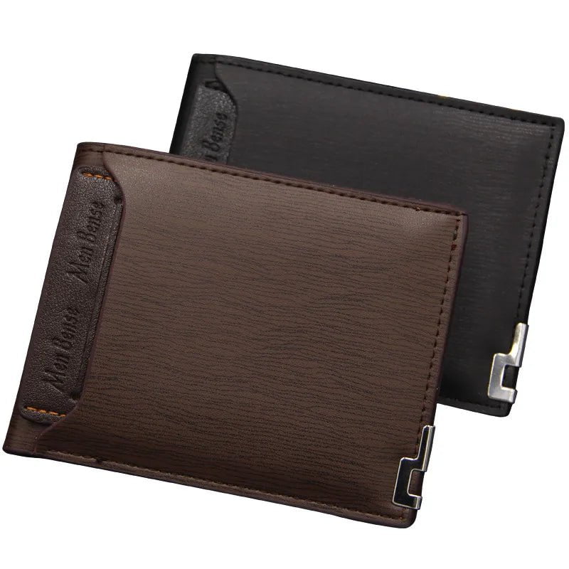 Storazone New Men's Wallet Short Multi-function Fashion Casual Draw Card Wallet Card Holders for Men Cardholder Bags with Free Shipping