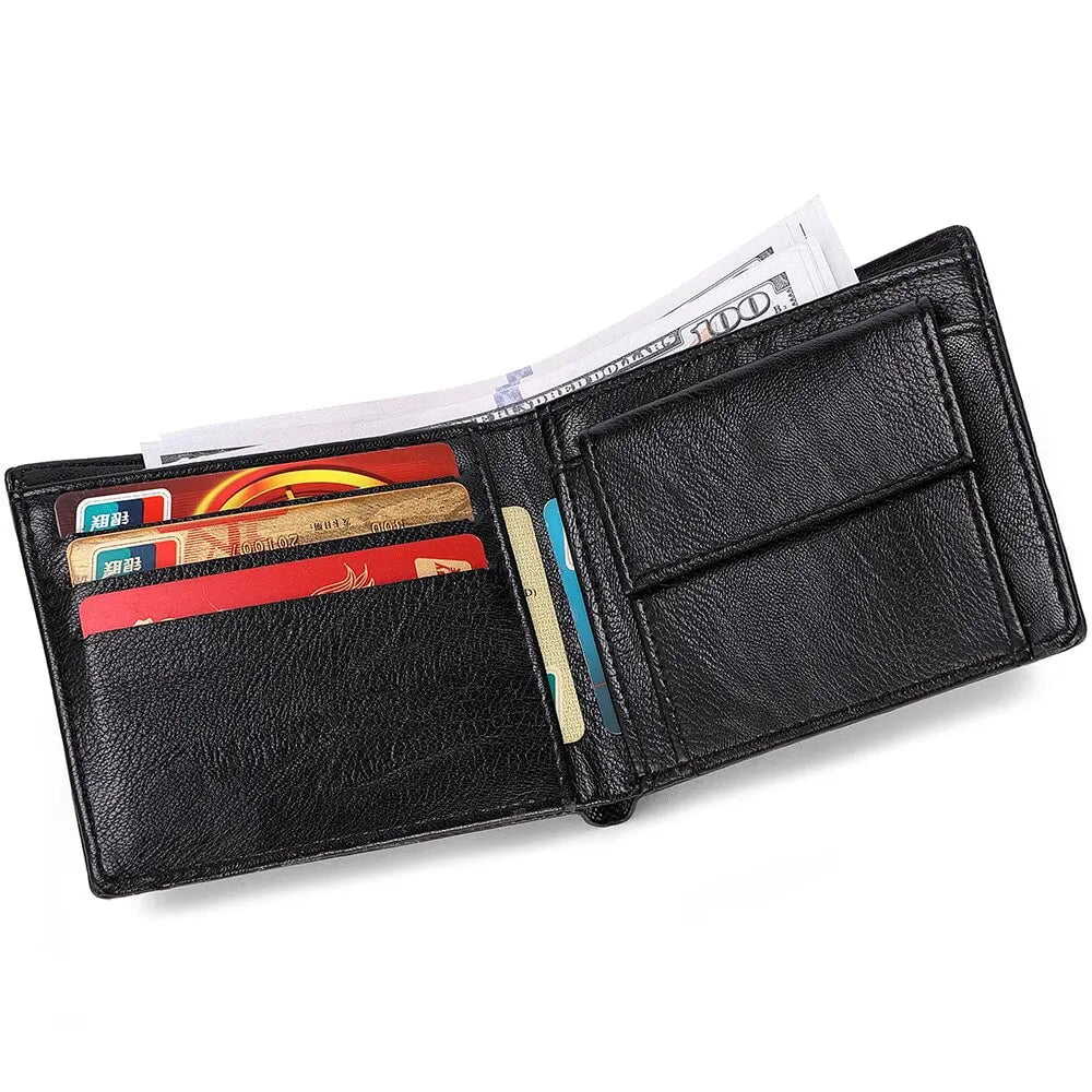 Storazone New Men Short Wallet 3D Eagle Relief Pattern Casual Credit Card Coin Wallet