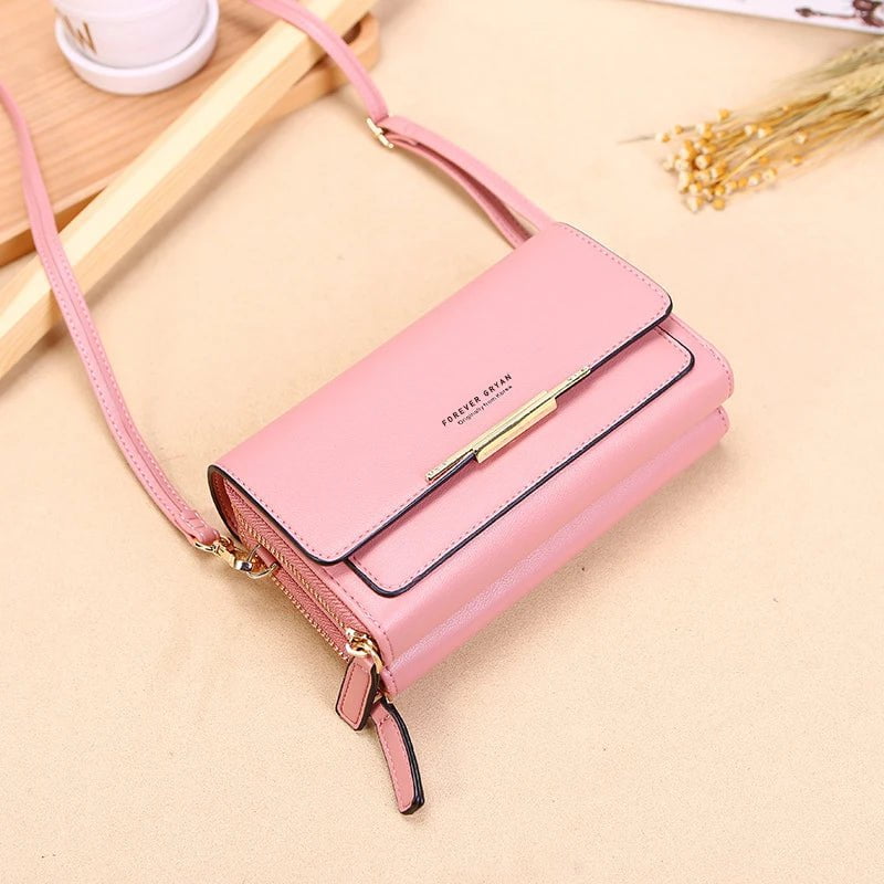 Storazone New Pu Leather Women Handbags Female Multifunctional Large Capacity Shoulder Bags Fashion Crossbody Bags For Ladies Phone Purse