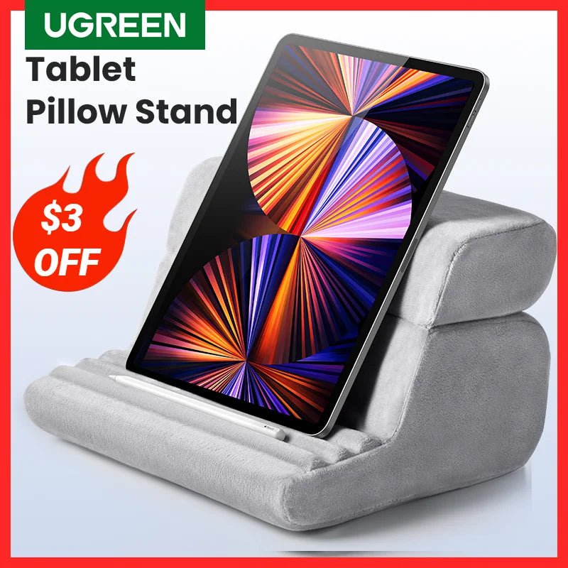 Storazone 【New Sale】UGREEN Tablet Holder iPad Stand Tablet Pillow Stand For iPadPro iPhone Xiaomi Tablet Support Laptop Stand Phone Holder