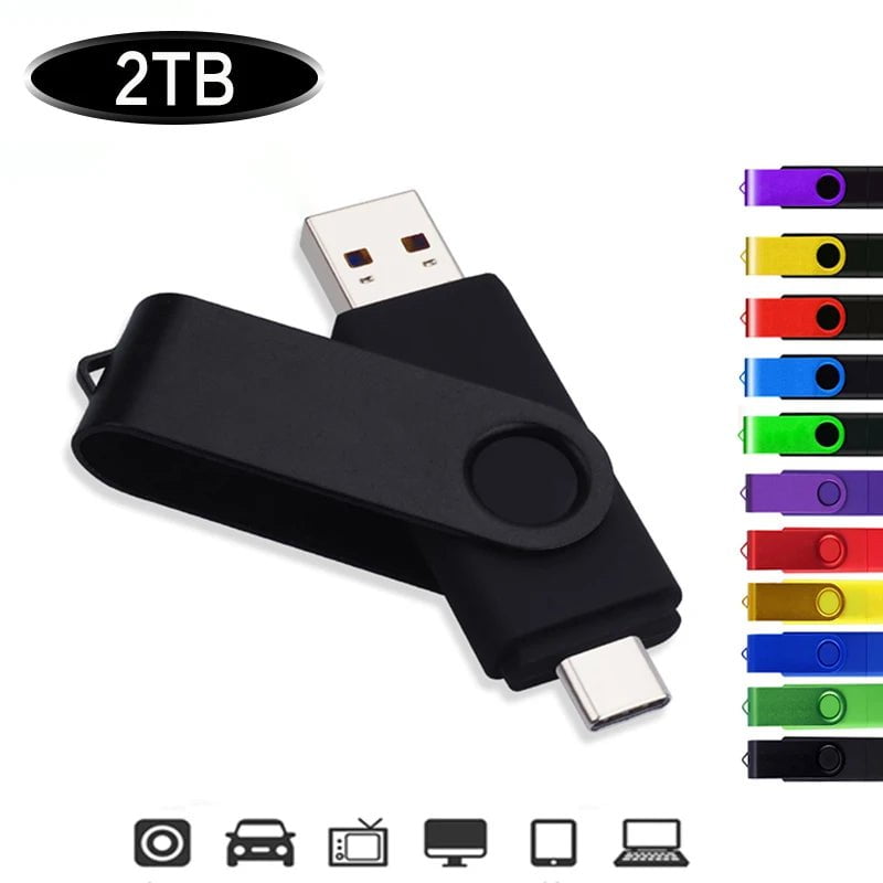 Storazone NEW usb flash drive 2TB pen drive 3 in 1 pendrive флешка 2TB metal disk memoria cel usb stick gift for phone/Car/TV free logo