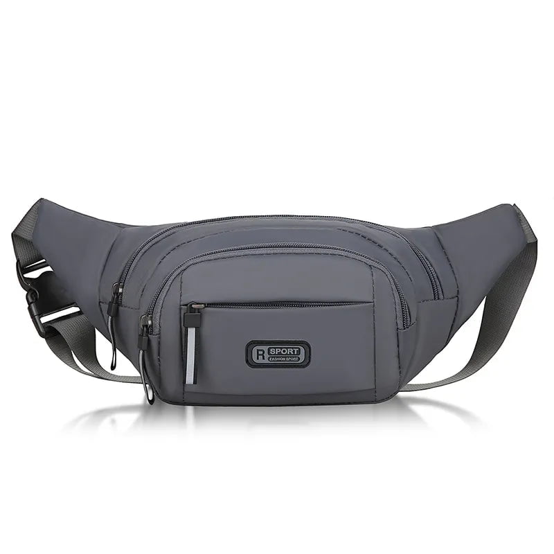 Storazone New waist bag for men and women, multifunctional, large capacity, waterproof, fashionable and trendy cash register business bag,