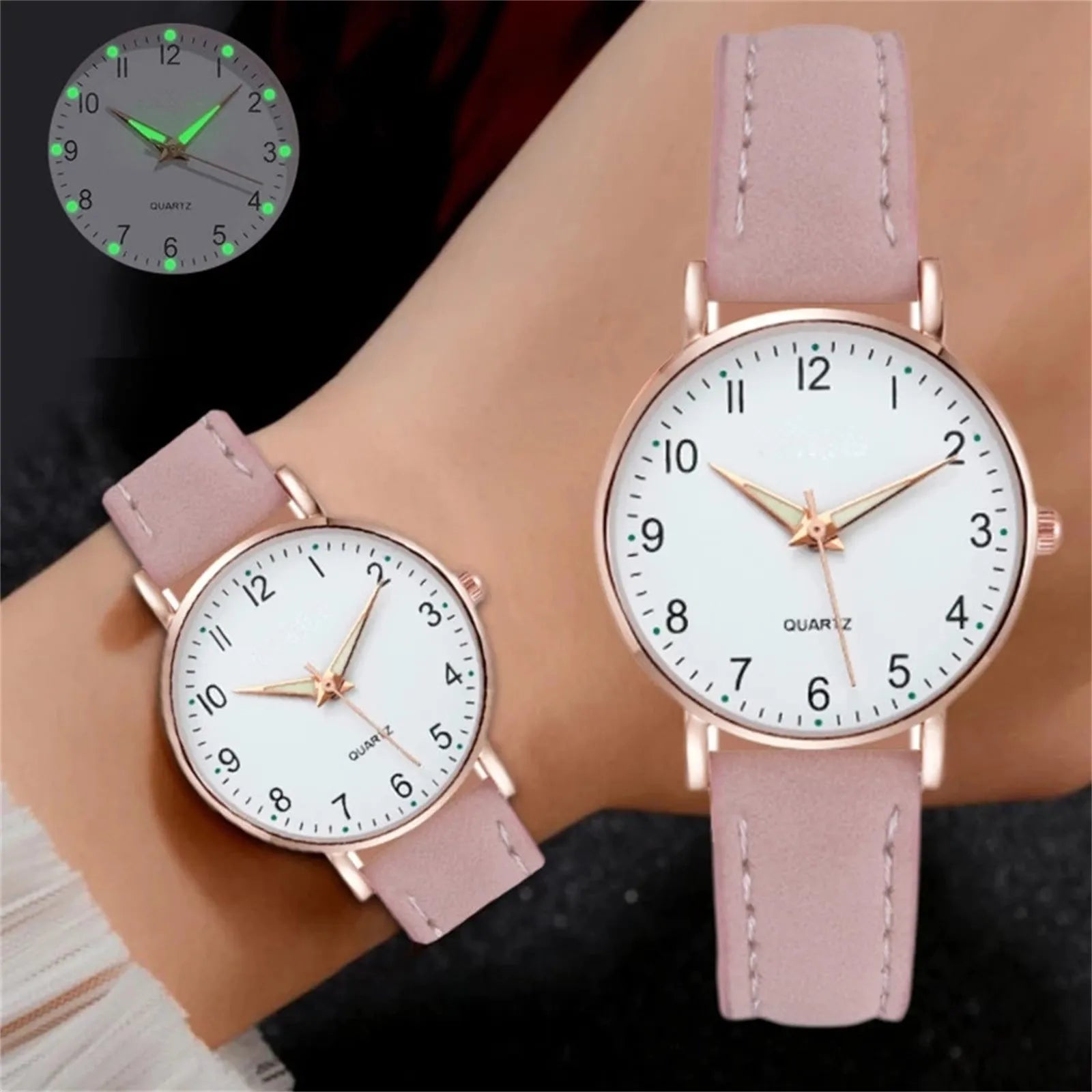 Storazone NEW Watch Women Fashion Casual Leather Belt Watches Simple Ladies' Small Dial Quartz Clock Dress Wristwatches Reloj mujer