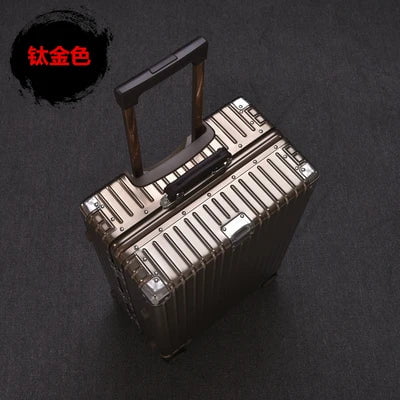 Storazone NO3 / 20" High-Rank 100%  Aluminum-Magnesium High Quality Rolling Luggage Perfect For Boarding Spinner International Brand Travel Suitcase