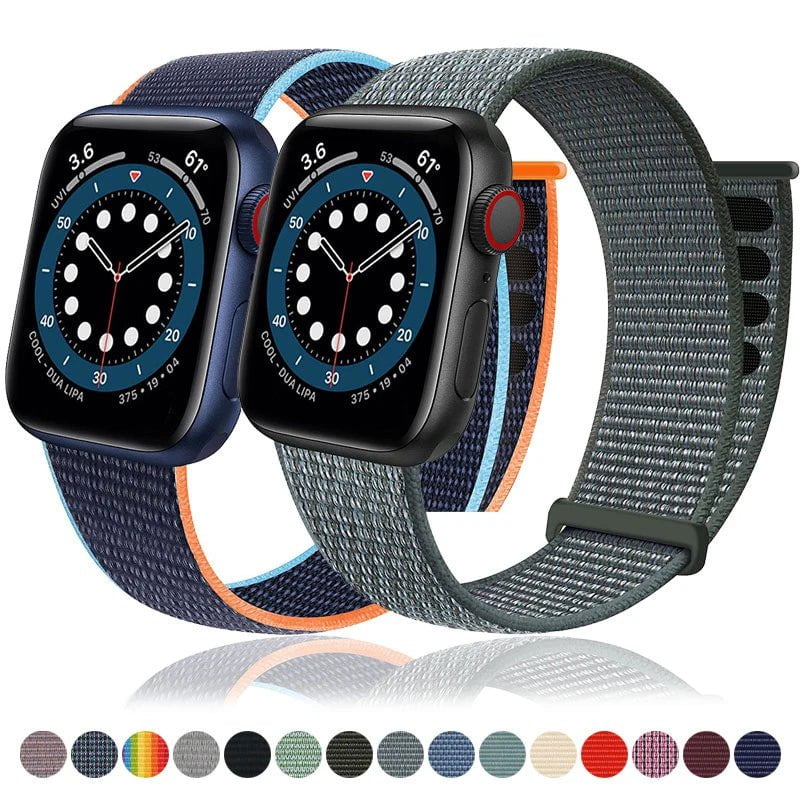 Storazone Nylon Band for Apple Watch Strap 49mm 45mm 41mm 44mm 40mm 42mm 38mm Adjustable Elastic Bracelet iWatch Ultra Series 3 4 5 SE 678