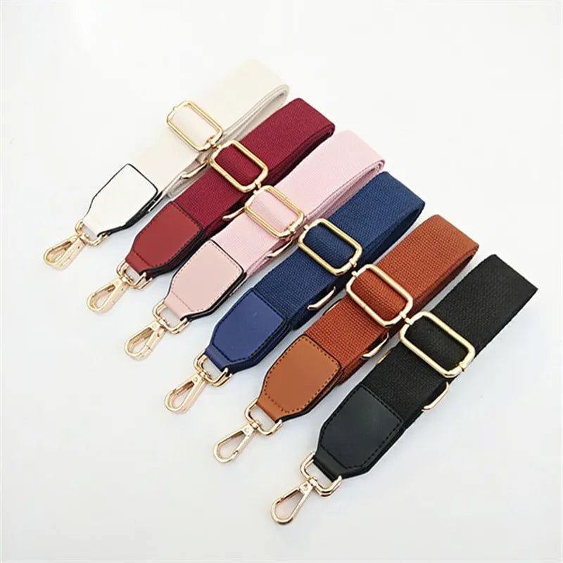 Storazone Nylon Shoulder Bag Strap Wide Spare Bag Strap Pure Color Women's Nylon Messenger Bag Accessories Bag Straps