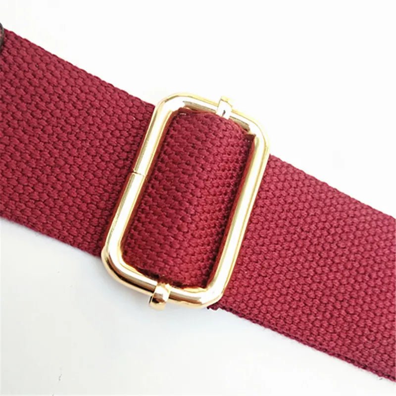 Storazone Nylon Shoulder Bag Strap Wide Spare Bag Strap Pure Color Women's Nylon Messenger Bag Accessories Bag Straps