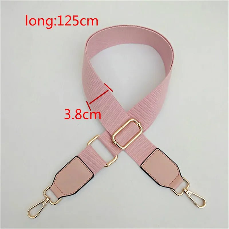 Storazone Nylon Shoulder Bag Strap Wide Spare Bag Strap Pure Color Women's Nylon Messenger Bag Accessories Bag Straps