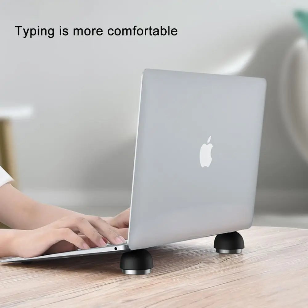 Storazone Oatsbasf Laptop Stand Notebook Accessories Laptop Mushroom Holder Foldable Mini Cooler Stand for Macbook Pro Air Support Bracket