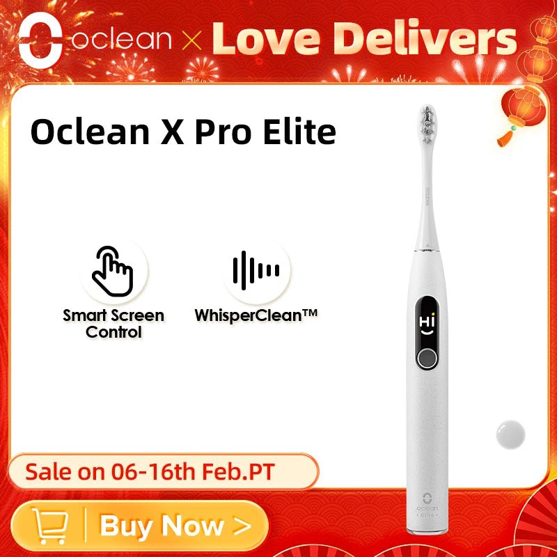 Storazone Oclean X Pro Elite Smart Sonic Electric Toothbrush Ultra-Quiet App-aided,IPX7 Oral Brush,Dental Teeth Whiten