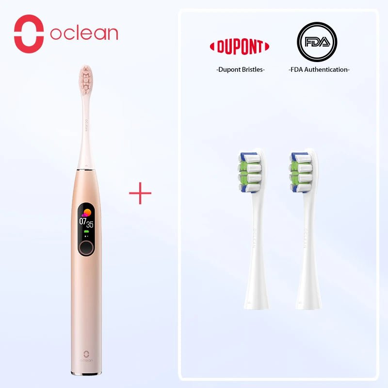 Storazone Oclean X Pro Pink 2 / Russian Federation Oclean X Pro Smart Sonic Electric Toothbrush Color Display IPX7 Tooth Whiten Brush Rechargeable Automatic APP