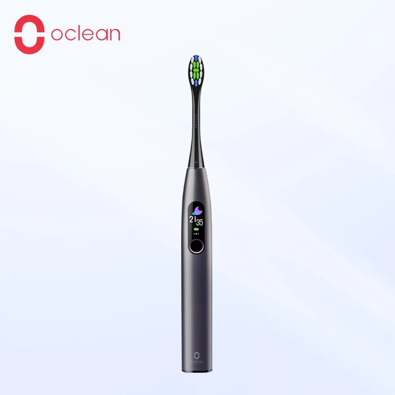 Storazone Oclean X Pro Purple / Russian Federation Oclean X Pro Smart Sonic Electric Toothbrush Color Display IPX7 Tooth Whiten Brush Rechargeable Automatic APP