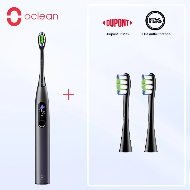 Storazone Oclean X Pro Purple2 / Russian Federation Oclean X Pro Smart Sonic Electric Toothbrush Color Display IPX7 Tooth Whiten Brush Rechargeable Automatic APP