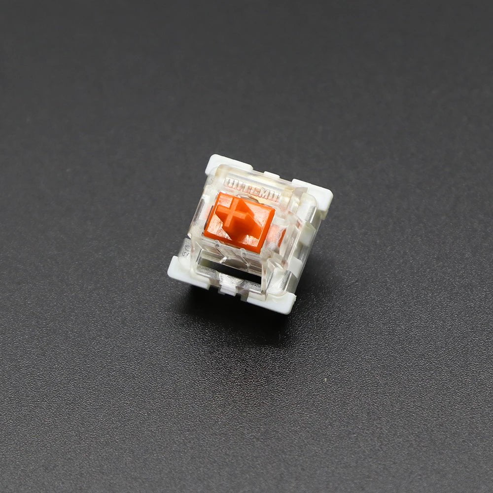 Storazone Orange / 10 Pcs Outemu Switch for Keyboard 3Pin Linear Tactile Clicky Silent Switches for Mechanical Keyboards Gray White Red Blue Gaming Switch