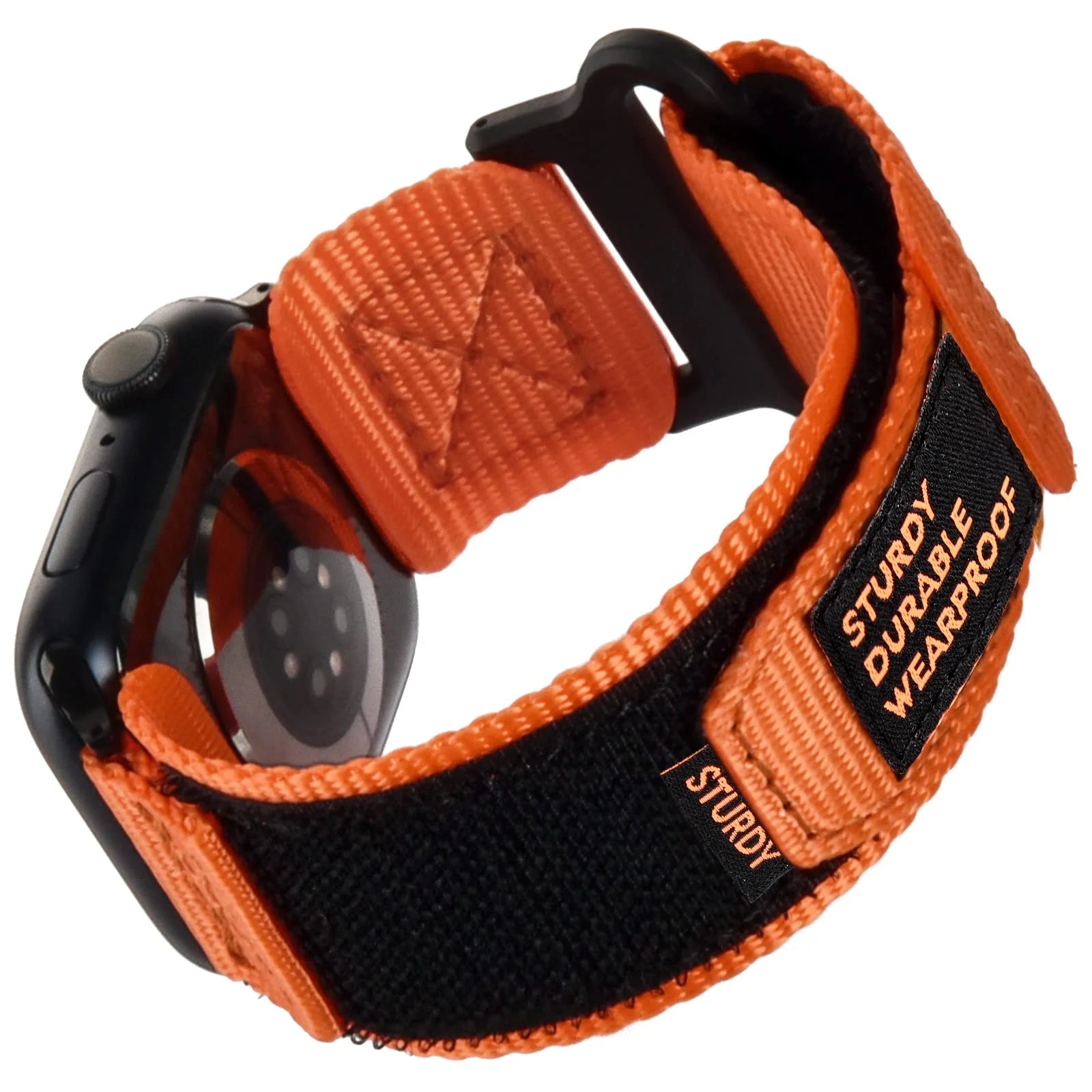 Storazone Orange / 38mm 40mm 41mm Compatible with Apple Watch Series 9/8/7 6/5/4/SE Ultra 2/3 Nylon Woven Band Designed to fit 49mm 42mm 44mm 45mm 38mm 40mm 41mm