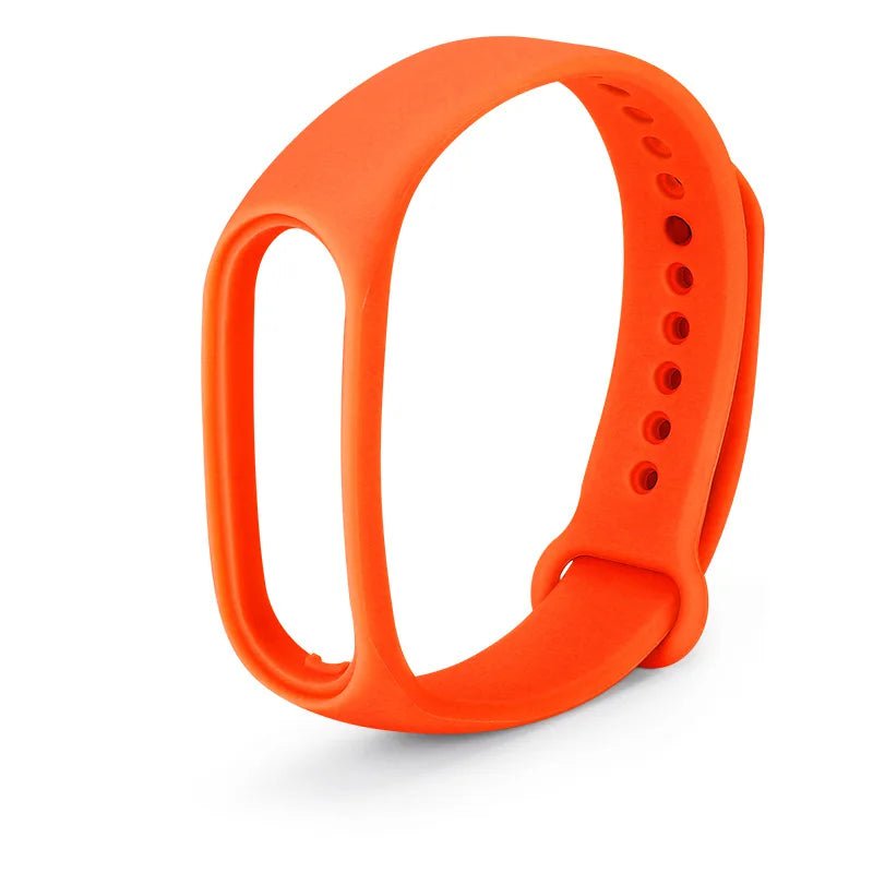 Storazone Orange red 08 / Mi band 7-6-5 / CHINA Watchbands for Xiaomi Mi Band 7 bracelet silicone wrist Miband 5 6 NFC Replacement pulsera Sport correa mi band 7 6 3 4 5 strap