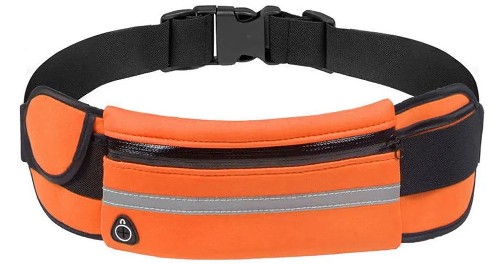 Storazone orange Sports Fanny Pack Women Running Waist Bag Men Belt bag Phone Gym Bag Water Hydration Backpack Running Accessories