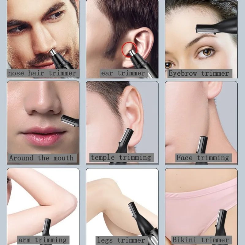 Storazone Origina all in1 Rechargeable Nose Ear Hair Trimmer For Men Grooming Kit Electric Eyebrow Beard Trimer Nose And Ears Trimmer