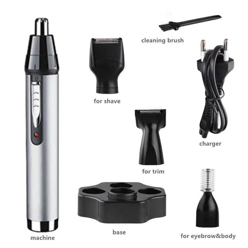 Storazone Origina all in1 Rechargeable Nose Ear Hair Trimmer For Men Grooming Kit Electric Eyebrow Beard Trimer Nose And Ears Trimmer