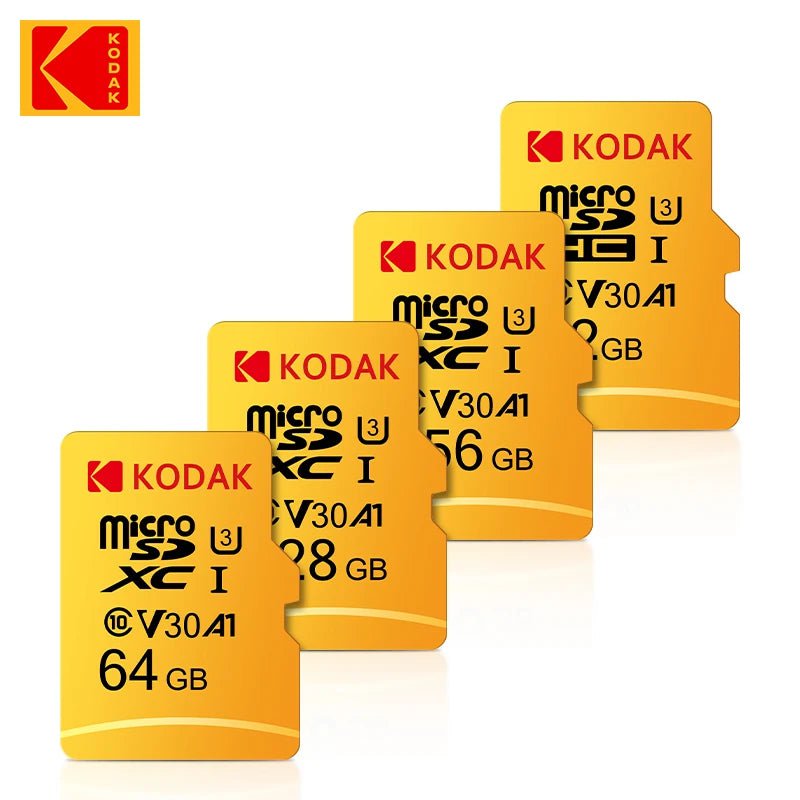 Storazone Original Kodak Micro SD Card 32GB 64GB Class10 Memory Card  A1256GB  Microsd Flash Drive Card A2 512GB  V30 U3 cartao de memoria