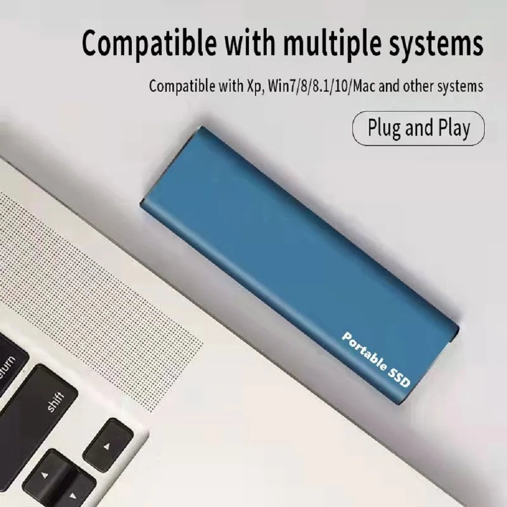 Storazone Original Portable External Hard Drive1TB 2TB Mobile Solid State Drive USB 3.1  External  hard disk ssd for Notebook Laptop Mac